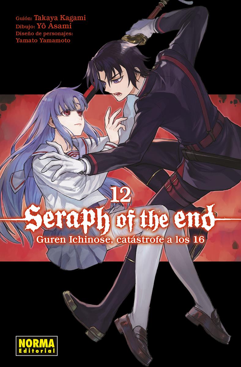 Seraph of the end 12: Guren Ichinose, Catastrofe a los 16 | N0824-NOR25 | Yamato Yamamoto / Takaya Kagami | Terra de Còmic - Tu tienda de cómics online especializada en cómics, manga y merchandising